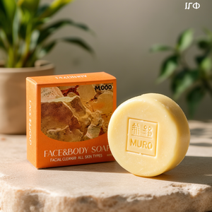 Savon à l'huile de jojoba et au soufre Muro 90g Nettoyant visage pour tous types de peaux - Product Image 3