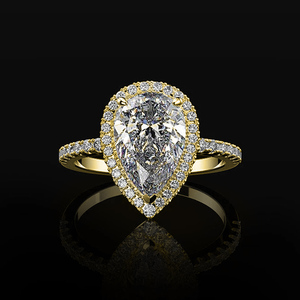 <span class=keywords><strong>Bague</strong></span> de fiançailles classique CAOSHI en argent plaqué <span class=keywords><strong>or</strong></span> pour <span class=keywords><strong>femme</strong></span>, <span class=keywords><strong>bague</strong></span> en zircone cubique en forme de goutte d'eau, bagues de <span class=keywords><strong>mariage</strong></span> pour <span class=keywords><strong>femme</strong></span> - Product Image 6