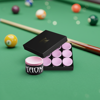 Ensemble de craies de billard TAOM V10 authentiques fabriquées en Finlande, boîte cadeau de craies de billard de qualité supérieure pour les commandes en gros pour les clubs et la vente au détail
