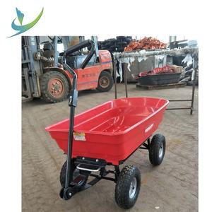 Tuinwerf Dump Utility Vouwwagen 4-wielige Stalen Tuindump Trolley Tc4125 Vierwielige Trolley - Product Image 4