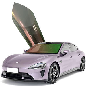 Vlt 75% गिरगिट लाल और हरे रंग की फिल्म गुलाबी गिरगिट खिड़की कार ग्लास सूर्यास्त रंग बदलने वाली फिल्म - Product Image 1