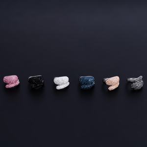 Anillo de Bisutería para Mujer, Joyería de Acero Inoxidable con Circonitas Multicolores, Regalos de Moda al por Mayor, Hecho en China - Product Image 3