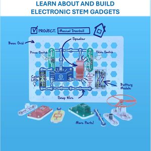 Kit de circuits électriques pour enfants, expérience d'électricité, jouet scientifique STEM pour l'apprentissage - Product Image 4