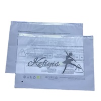 Sacs de rangement refermables givrés recyclables en CPE/PE semi-transparents pour l'emballage de chaussures, vêtements, t-shirts et chaussettes