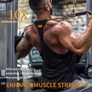 Complément pré-entraînement à marque privée OEM, pilules pour la croissance musculaire, gommes à la créatine 5000 mg, créatine monohydrate à force maximale - Product Image 4