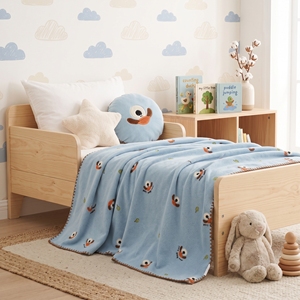Manta de Bebé de Forro Polar de Poliéster con Estampado Digital Personalizado OEM ODM, Manta Suave Antipilling con Dibujos Animados para Cama o Sofá - Product Image 6