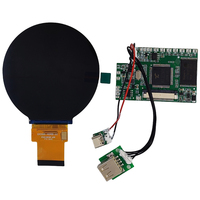 Interface LCD ronde 2.8 pouces 480*480 IPS RGB avec carte pilote adaptateur USB, clé USB enfichable, kit d'affichage LCD