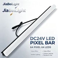 Matrice de LED RGB UCS1903 64 LED/m SPI, lumière LED DC24V 1m programmable, étanche IP66, dimmable, Ra80, éclairage de scène, DJ, club, KTV