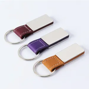 Factory price Manufacturer Supplier custom wholesale personalized Fashion Brand Design leather keychain