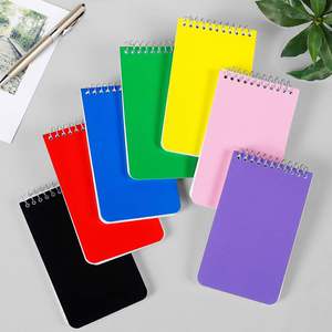 Custom Size Top <b>Spiral</b> <b>Bound</b> Memo <b>Notebook</b> PP Cover Colored Notepads for Outdoor Office Use - Product Image 1