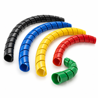 Manchon de câble spiralé réutilisable en PP pour la gestion des câbles audio, vidéo, de scène et de studio