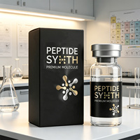 Ensemble d'emballages personnalisés pour flacons de peptides, étiquettes autocollantes imperméables et durables, vente en gros directe d'usine