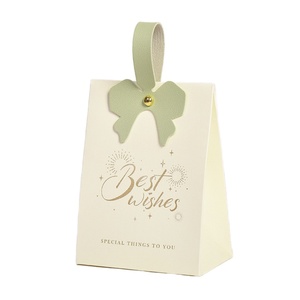 Recyclable Custom Logo Creative Luxury <b>Wedding</b> Companion <b>Gift</b> Lifting Candy Chocolate Paper Packaging <b>Boxes</b> for Guests - Product Image 1
