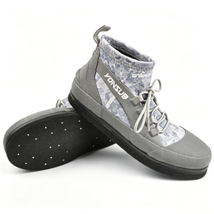 <span class=keywords><strong>Scarpe</strong></span> da Pesca Antiscivolo in Neoprene da 5mm con Suola in Feltro Borchiata per Roccia e Barriera Corallina, per Pesca in <span class=keywords><strong>Mare</strong></span> e Attività all'Aperto, con Chiodi in Acciaio sul Fondo in Feltro - Product Image 3
