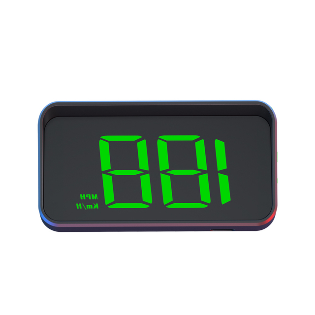 M2 High-Definition Universal Car Windshield HUD GPS Speedometer Compass Display with OBD2 and Clock Function