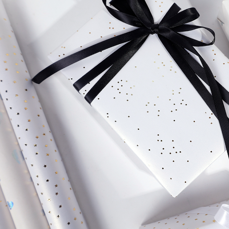 Factory Wholesale Disposable Virgin Coated Silicone Gift Wrapping Paper 43cm*300cm Packaging