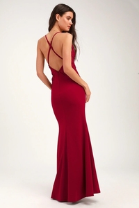 Robes de <span class=keywords><strong>Demoiselle</strong></span> D'honneur <span class=keywords><strong>en</strong></span> <span class=keywords><strong>dentelle</strong></span> Dos Nu Col V maxi sirène fête robe de soirée de mariage - Product Image 4