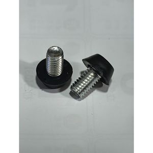 Furniture Leg Black <b>Adjustable</b> Feet Steel Round Industrial Chair Home Office Use 81516 - Product Image 4