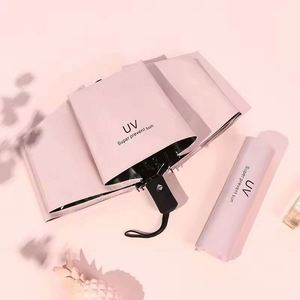 Factory Wholesale Custom Logo <b>Automatic</b> Manual Promo Business Gift Waterproof 3 Folding <b>Umbrellas</b> for Women Men - Product Image 5