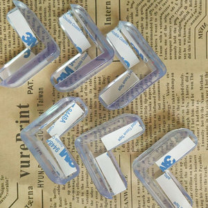 Protezione per angoli a prova di bambino ecologica per la produzione di protezione per bambini da <span class=keywords><strong>tavolo</strong></span> in <span class=keywords><strong>vetro</strong></span> adesivo a forma di L - Product Image 3