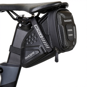 TAKEZERO TZ07 Bolsa Impermeável para Bicicleta de Estrada, Acessórios de Ciclismo, Bolsa Pequena de Selim em EVA com Luz Traseira - Product Image 1