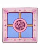 Tapis de Mahjong Américain Personnalisé, Vert Pâle, Motif Singe Blanc Tropical, Antidérapant, Réduction du Bruit, Housse de Table de Mahjong