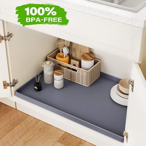 2025 New Arrival 100% Silicone Waterproof <strong>Cabinet</strong> Protector Mats under Sink <strong>Kitchen</strong> <strong>Cabinet</strong> <strong>Liner</strong> for Kitchenware - Product Image 4