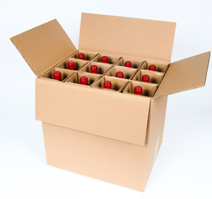 Scatole in Cartone Ondulato Riciclabile all'Ingrosso dalla Cina con Laminazione Opaca e Goffratura per Spedizione e Imballaggio di Vino, <span class=keywords><strong>Vodka</strong></span> e Bevande - Product Image 3