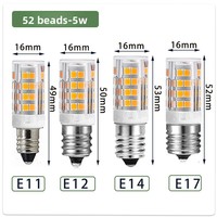 Ampoule LED E12 transfrontalière best-seller, ampoule LED E17 Corn, ampoule G9 mini à économie d'énergie pour lustre résidentiel, ampoule BA15D E11