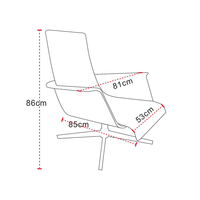 Panneau arrière de chaise de loisirs pliable en forme de U avec contreplaqué multicouche d'eucalyptus de conception incurvée pour l'hôtel et la cuisine