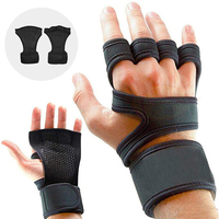 Gants de musculation demi-doigts pour fitness et gym, accessoire pour améliorer la préhension et le confort, gants de powerlifting respirants et résistants