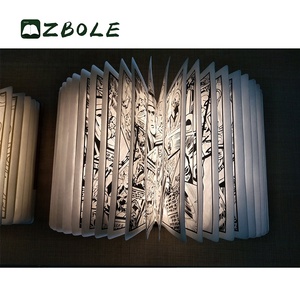 Innovadora Lámpara de Libro 3D LED Plegable de Papel con Diseño de Cómic 2026, Mini Lámpara de Mesa Personalizada, Luces de Libro Únicas, Regalo Corporativo de Graduación - Product Image 5