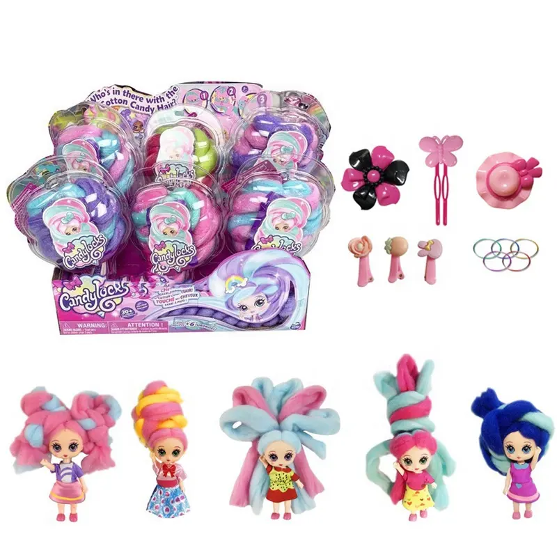 Amazon 2020 конфеты игрушка кукла сладкие угощения веселые детские хобби игрушки куклы аксессуары прическа в виде яиц-сюрпризов кукла-сюрприз