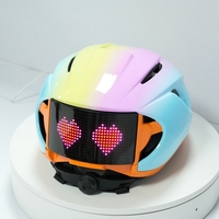 Casco inteligente LED para bicicleta eléctrica, monopatín, con luz trasera integrada, para ciclismo urbano y scooter.