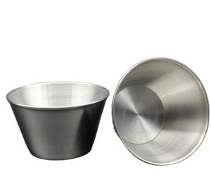 Mini Copa de Vino Blanco de Acero Inoxidable SUS 304 en Forma de Cono, 45 ml, Taza Metálica para Salsa de Mantequilla y Condimentos - Product Image 3