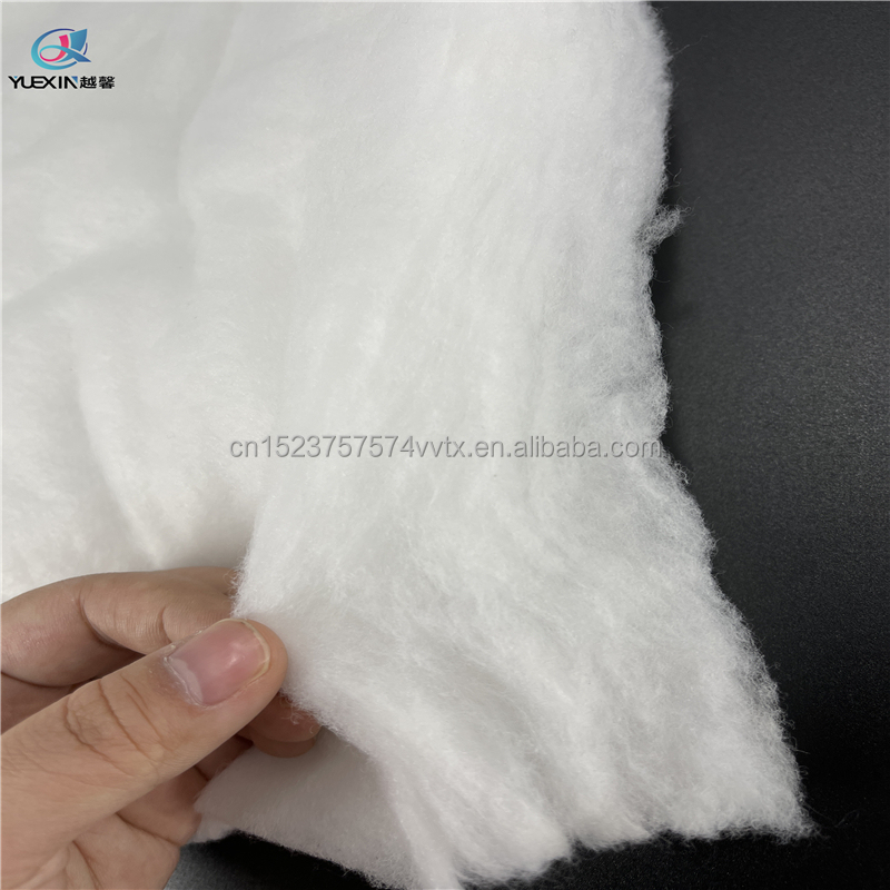 Eco friendly Fluff Polyester Quilt Batting Wadding In Roll