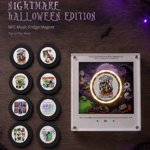 Nouveau lecteur de CD 9 pièces avec rétroéclairage chaleureux, design Matryoshka, cadre photo musical NFC personnalisé style russe, remplaçable, pour Noël - Product Image 4
