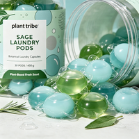 Capsules de lessive hydrosolubles Sage : Nettoyage en profondeur, parfum longue durée, protection des vêtements