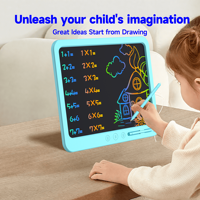 Juguetes de Dibujo para Niños, Pizarra de Dibujo, Regalos para Niños de 3 a 8 Años, Pizarra Electrónica Colorida, Pizarra de Dibujo LCD de 19 Pulgadas de Alto Brillo