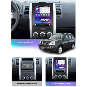 9,7-дюймовый вертикальный Android-экран Tesla для Nissan X-Trail 07-15 с беспроводным CarPlay, Auto, IPS, GPS, DSP, разделенным экраном, SWC, AHD, камерой заднего вида, стереосистемой - Product Image 4