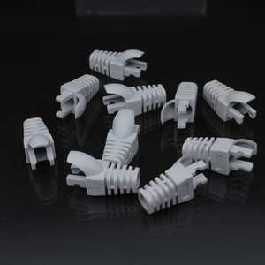 RJ45 موصل صب الحذاء رمادي PVC سدادة إيثرنت وكابل موصلات فئة المنتج - Product Image 2