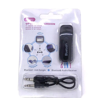 Adaptador USB 2 en 1 con Doble Salida, Adaptador BLE 5.3, Receptor y Transmisor de Música, Adaptador de Audio AUX de 3.5 mm con Doble Salida, Receptor de Música