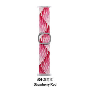 RYB <span class=keywords><strong>สาย</strong></span>รัดไนล่อนแบบถักยืดหยุ่นได้ดี,<span class=keywords><strong>สาย</strong></span>นาฬิกาสำหรับ <span class=keywords><strong>Apple</strong></span> <span class=keywords><strong>Watch</strong></span> Smart <span class=keywords><strong>Watch</strong></span> 4 5 6 7 41มม. 45มม. - Product Image 2