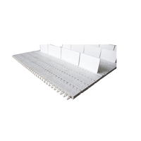 Pasokan Pabrik AS-FLEX AF-OPB1 Sabuk Konveyor Jaring Modular Plastik Baru Bahan PP POM untuk Pencucian Buah dan Sayuran di Gudang
