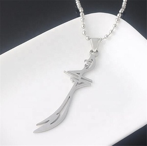 Aimamdywu — artefact religieux découpé au Laser, en acier inoxydable, auto-défense, taille longue, pendentif en épée de islam arabe - Product Image 2
