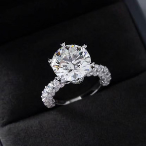 Moissanita Suelta al por Mayor, Piedra en Bruto Redonda, <span class=keywords><strong>Color</strong></span> D, Vvs1, 6.5mm, 1 Quilate, Anillo de Moissanita Blanca, Precio del Diamante Sintético por Quilate - Product Image 5