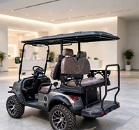 Voitures de golf électriques tout-terrain robustes pour 4 passagers, mini-voitures de golf pour utilisation à la ferme