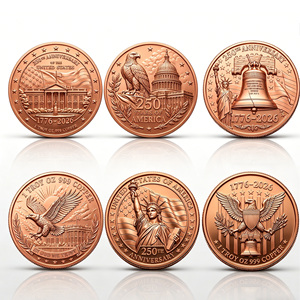 <span class=keywords><strong>Moneta</strong></span> commemorativa USA in rame puro 999 da 5 once, con rilievo 3D, per il 250° anniversario degli Stati Uniti - Product Image 6