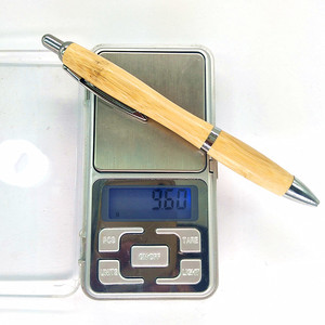 Wholesale Classic Cheap Promotional Gift Bamboo Wooden Ball <b>Pen</b> With Custom Logo - Product Image 2