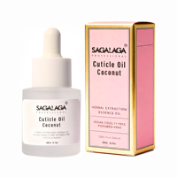 Huile pour cuticules des ongles avec bouteille en verre et boîte en papier paquet Logo personnalisé 20ML Design professionnel 15 Option parfum compte-gouttes d'huile pour cuticules